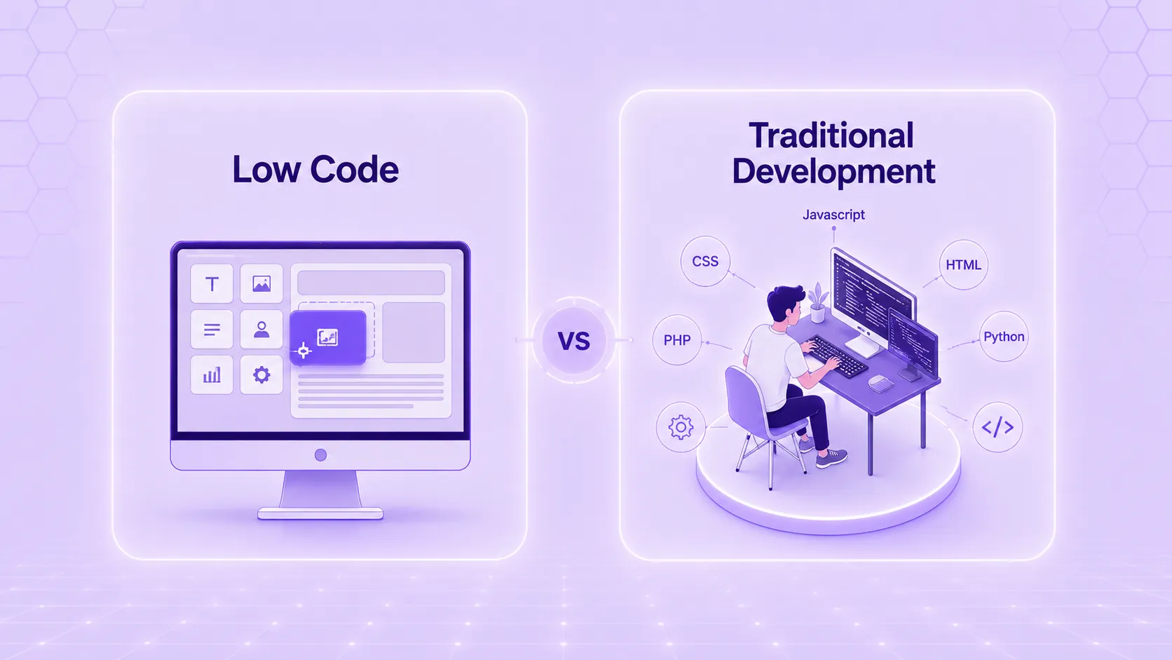 Low code vs traditional development 