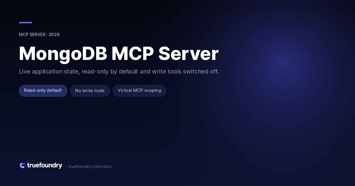 MongoDB MCP Server — TrueFoundry