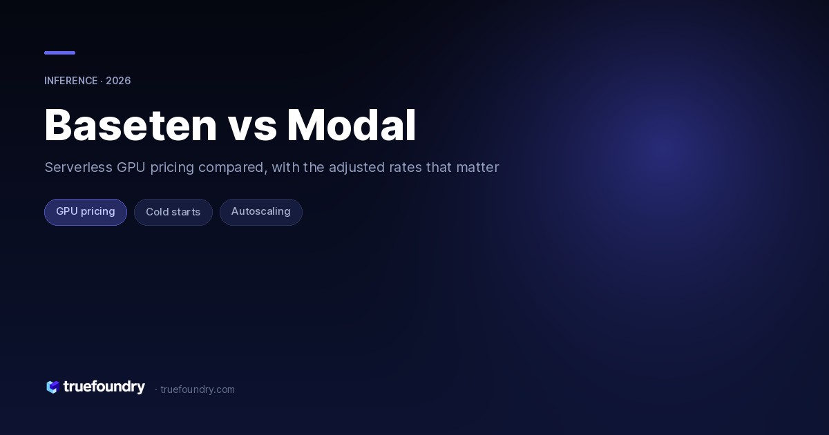 Baseten vs Modal — TrueFoundry