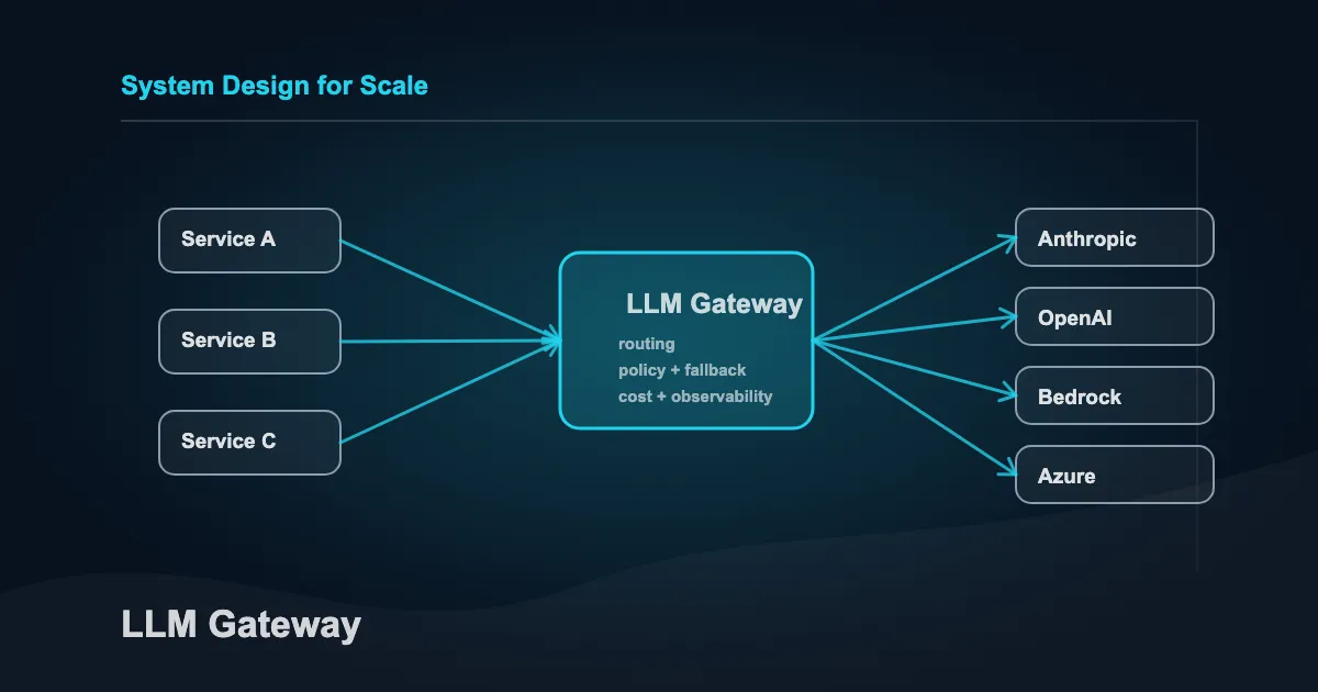Enterprise LLM gateway evaluation workflow