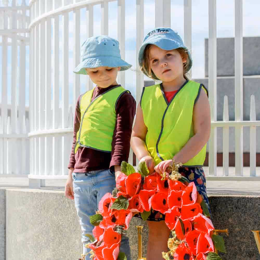 Children on Outside School Care excursion at memorial