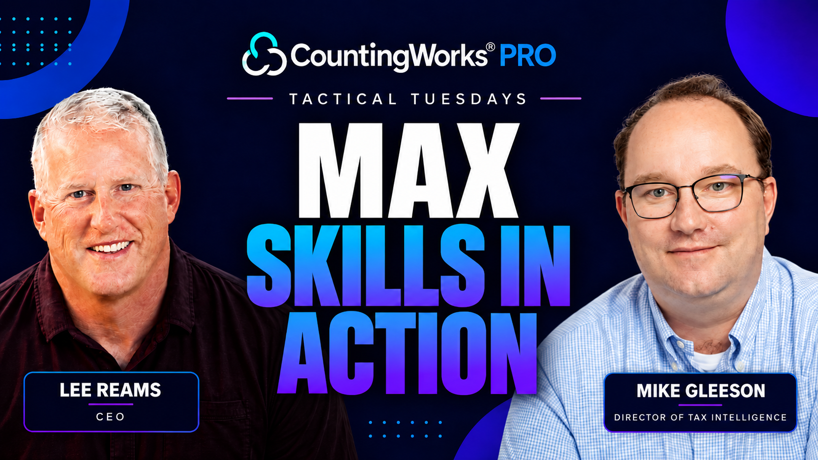 Tactical Tuesday livestream cover graphic featuring MAX Skills