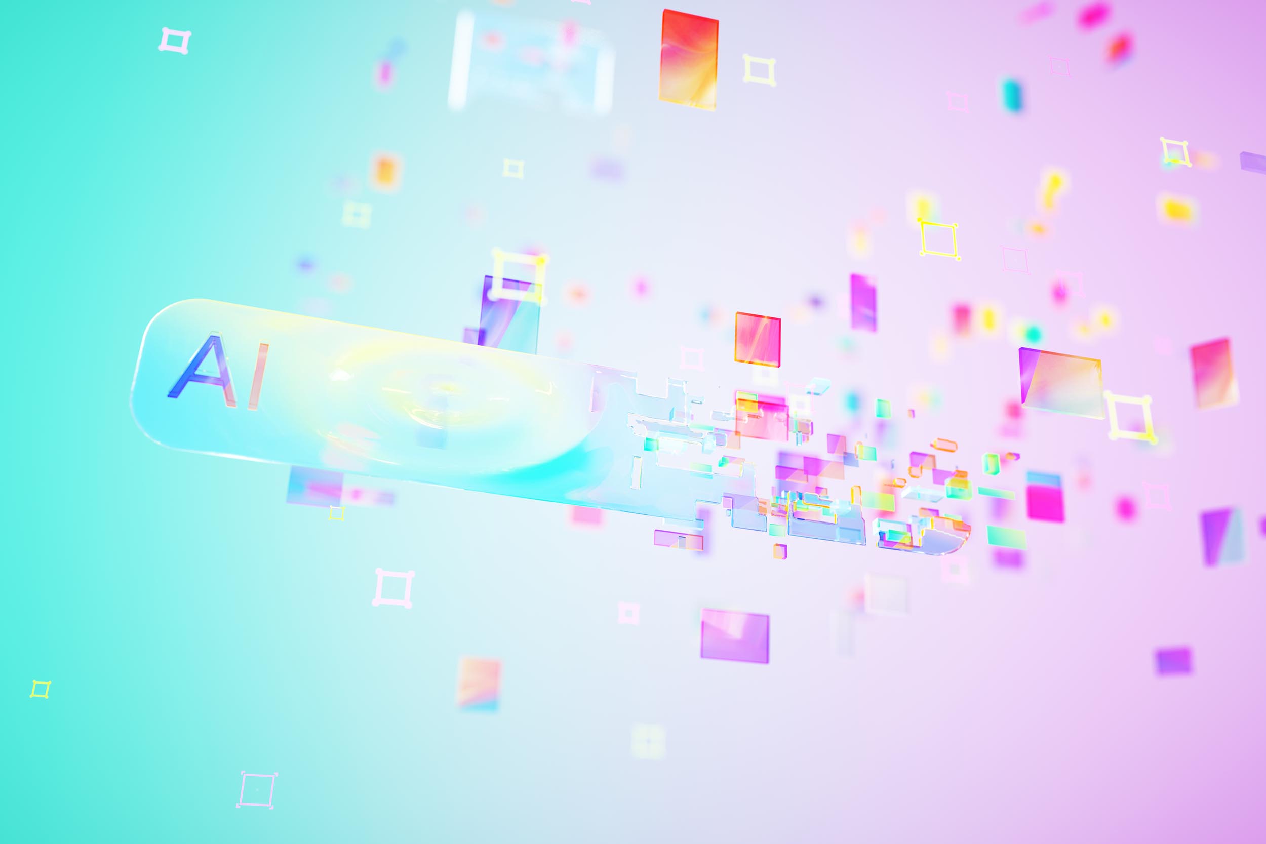 AI search bar representing how prospects now discover accounting firms