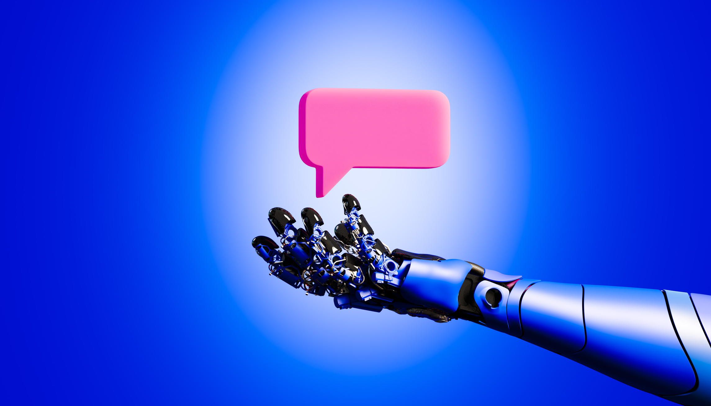 Digital network connecting people, representing the shift from human to AI-driven referrals