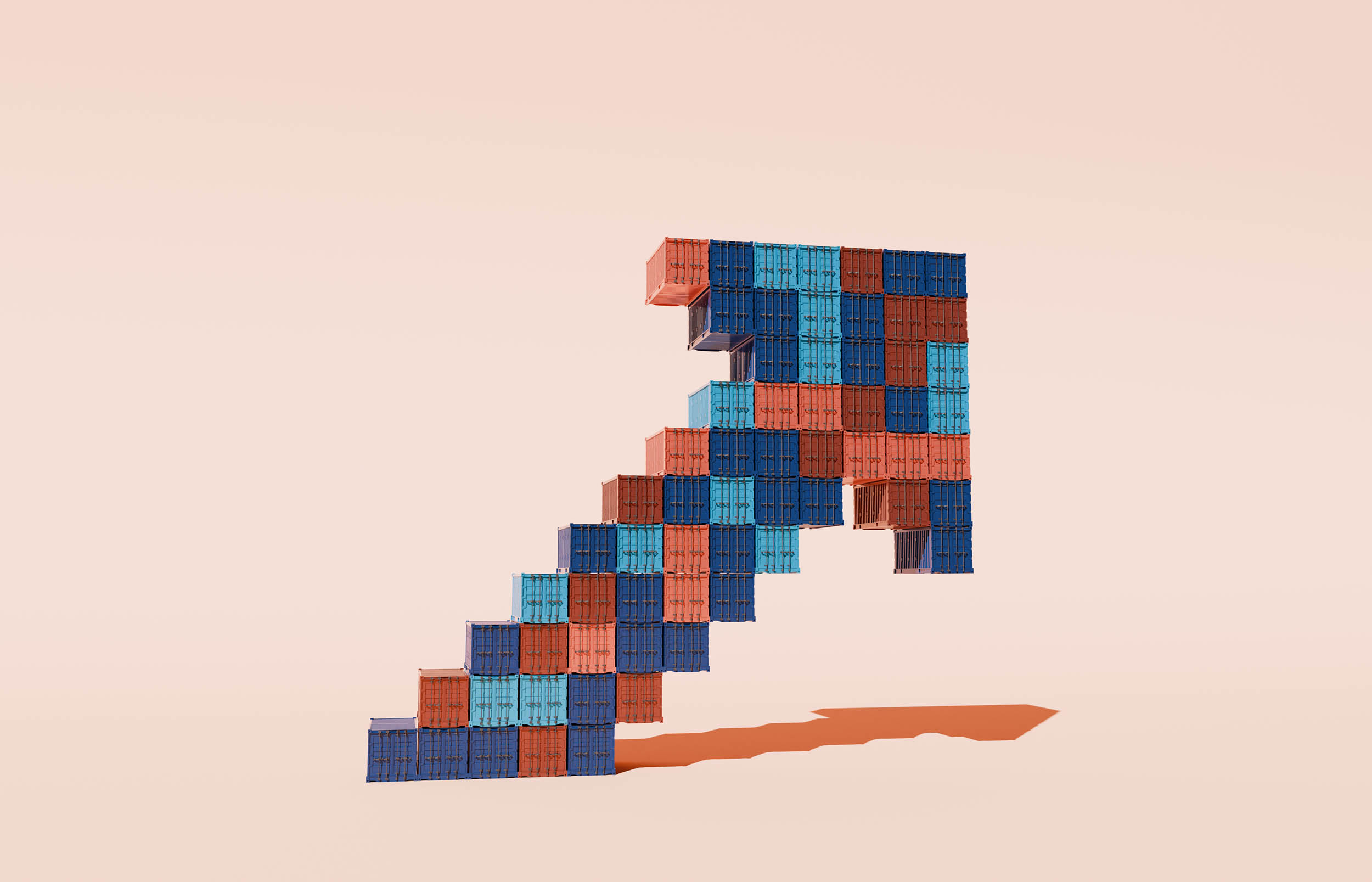 Arrow moving through a puzzle piece, representing firms breaking free of generic positioning