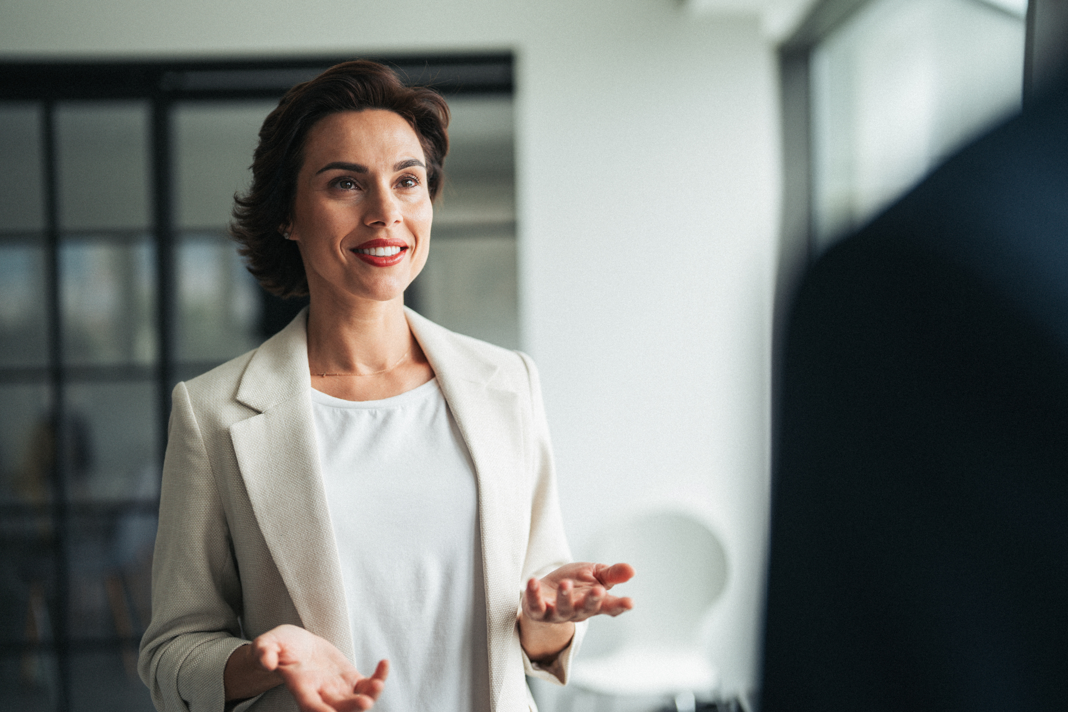 Advisor and client in a tax interview conversation