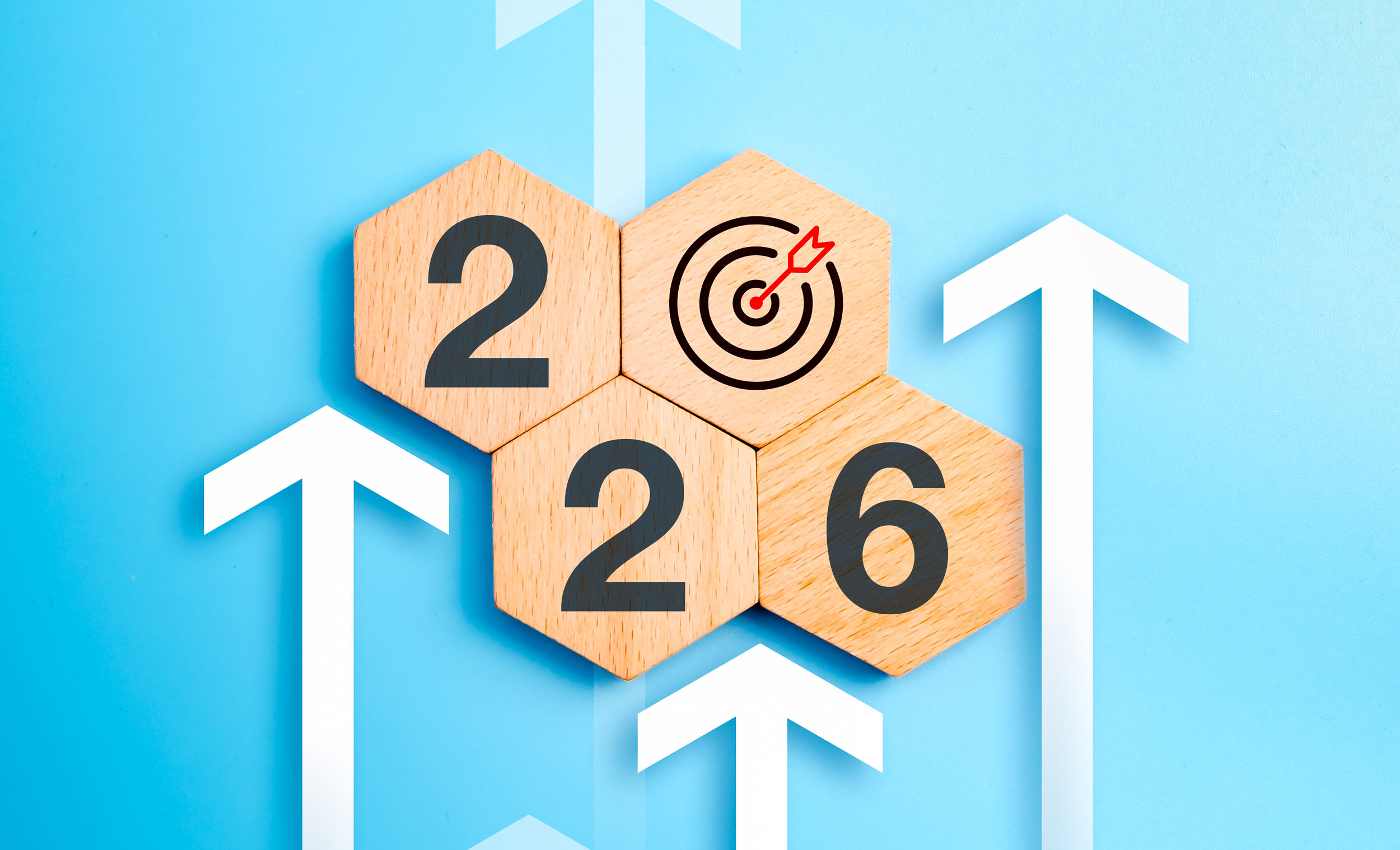 2026 goals graphic, representing predictions for AI and relationships in accounting