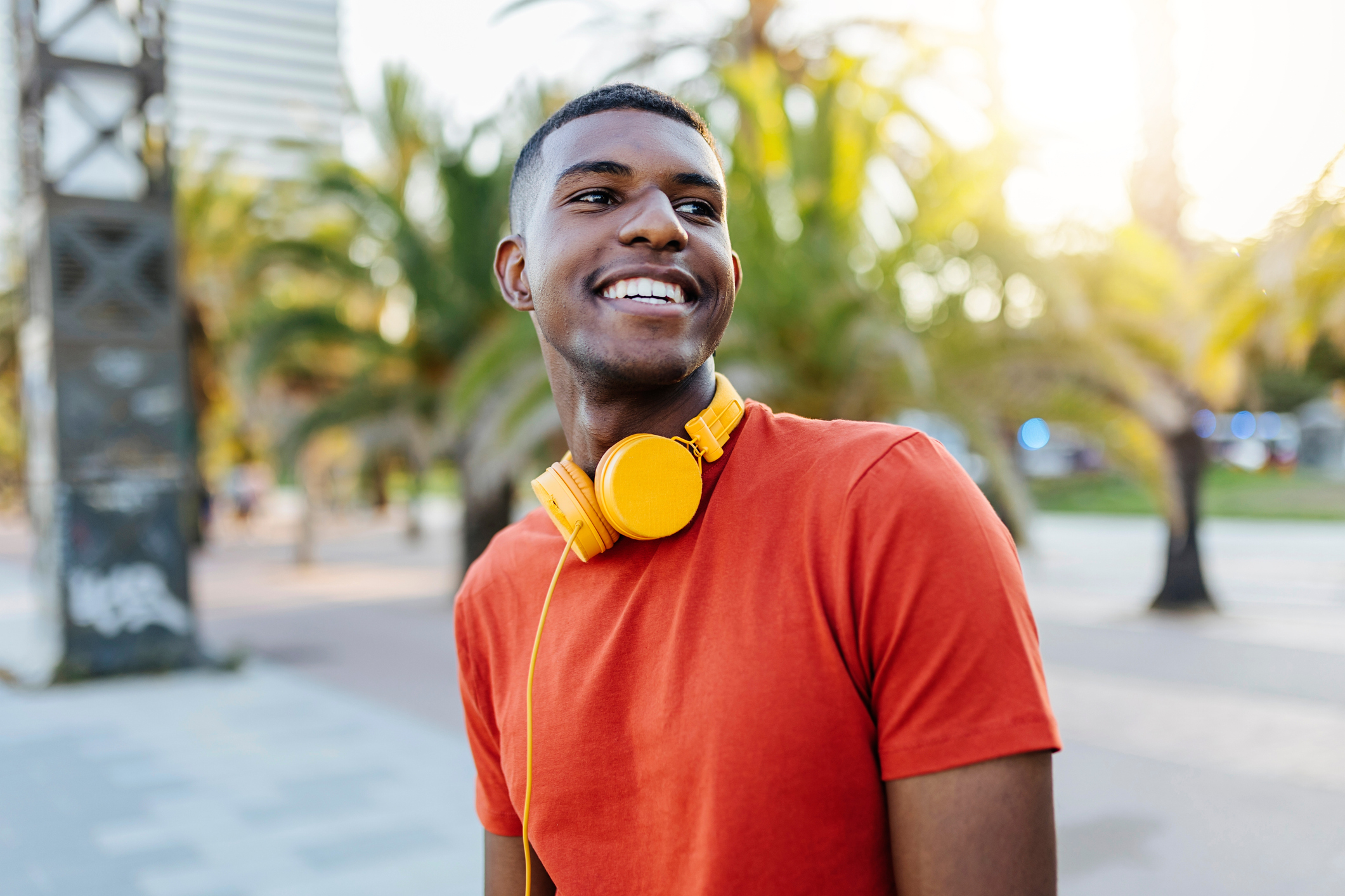 Young athlete considering financial advisory services
