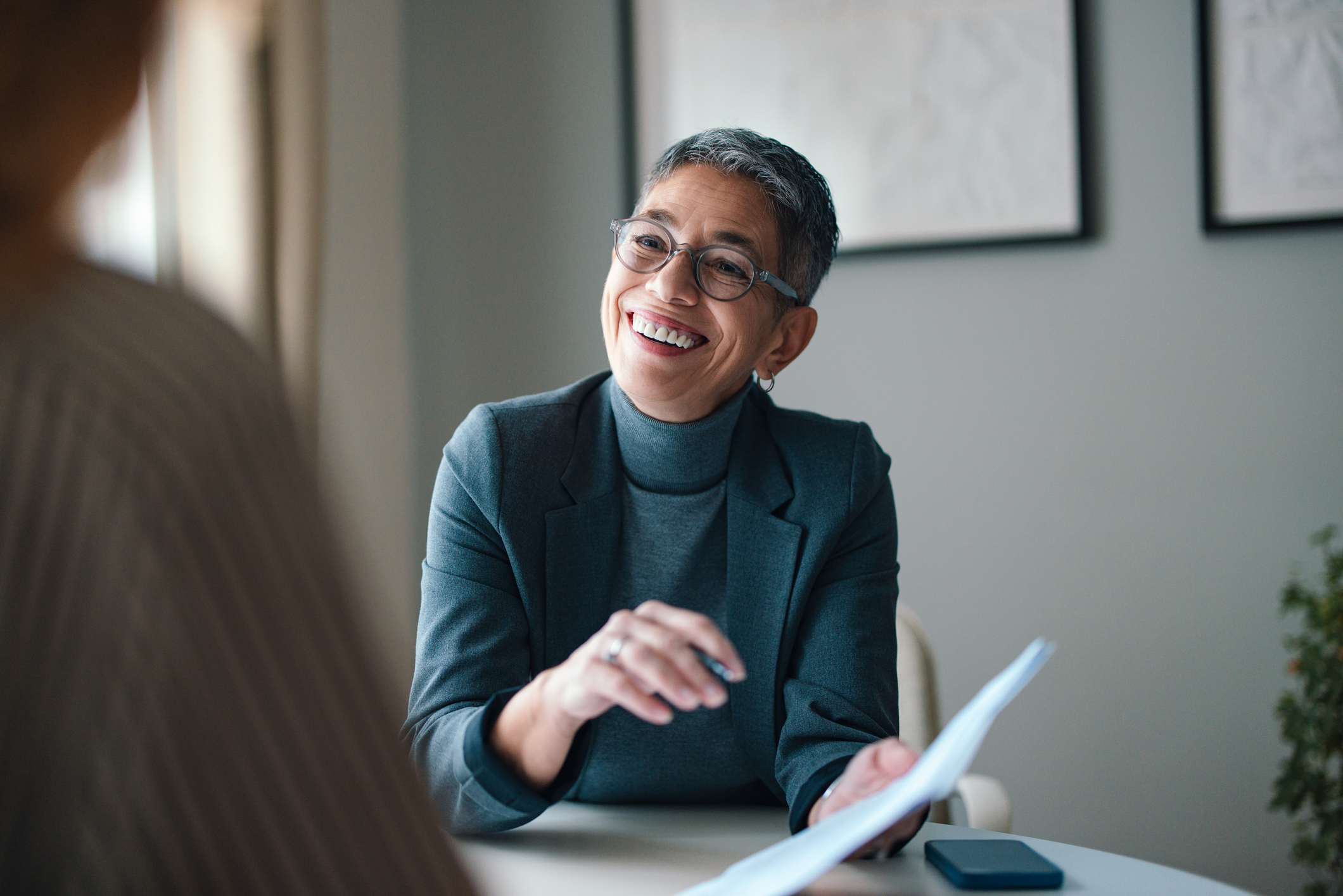 Business professional navigating economic uncertainty