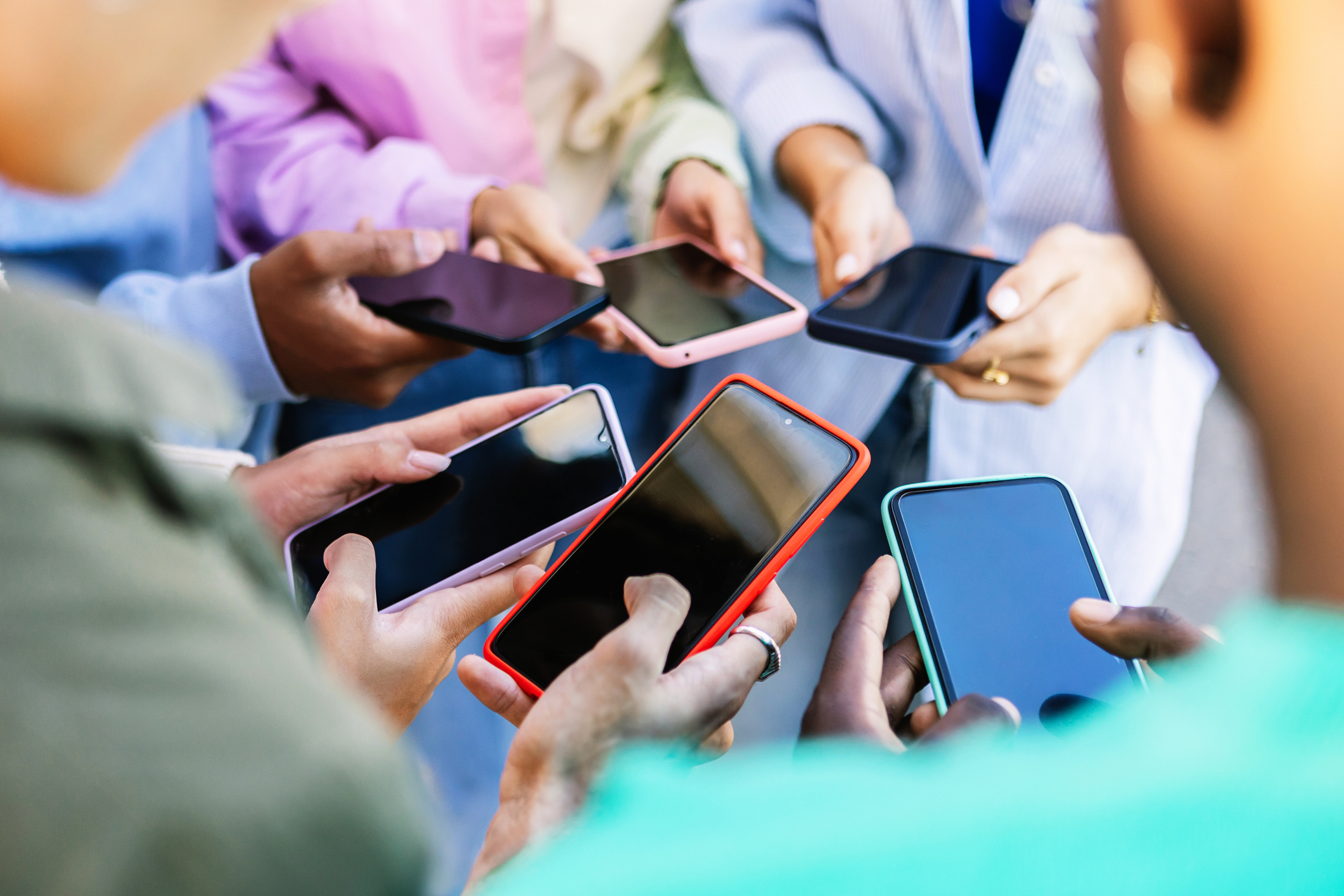 Person using a smartphone app, representing outdated accounting firm mobile apps