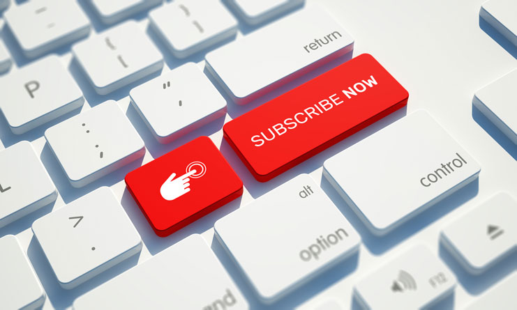 Client newsletter graphic, representing automated firm marketing