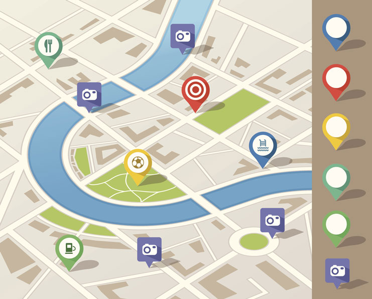 Numbered graphic illustrating Google Business Profile optimization