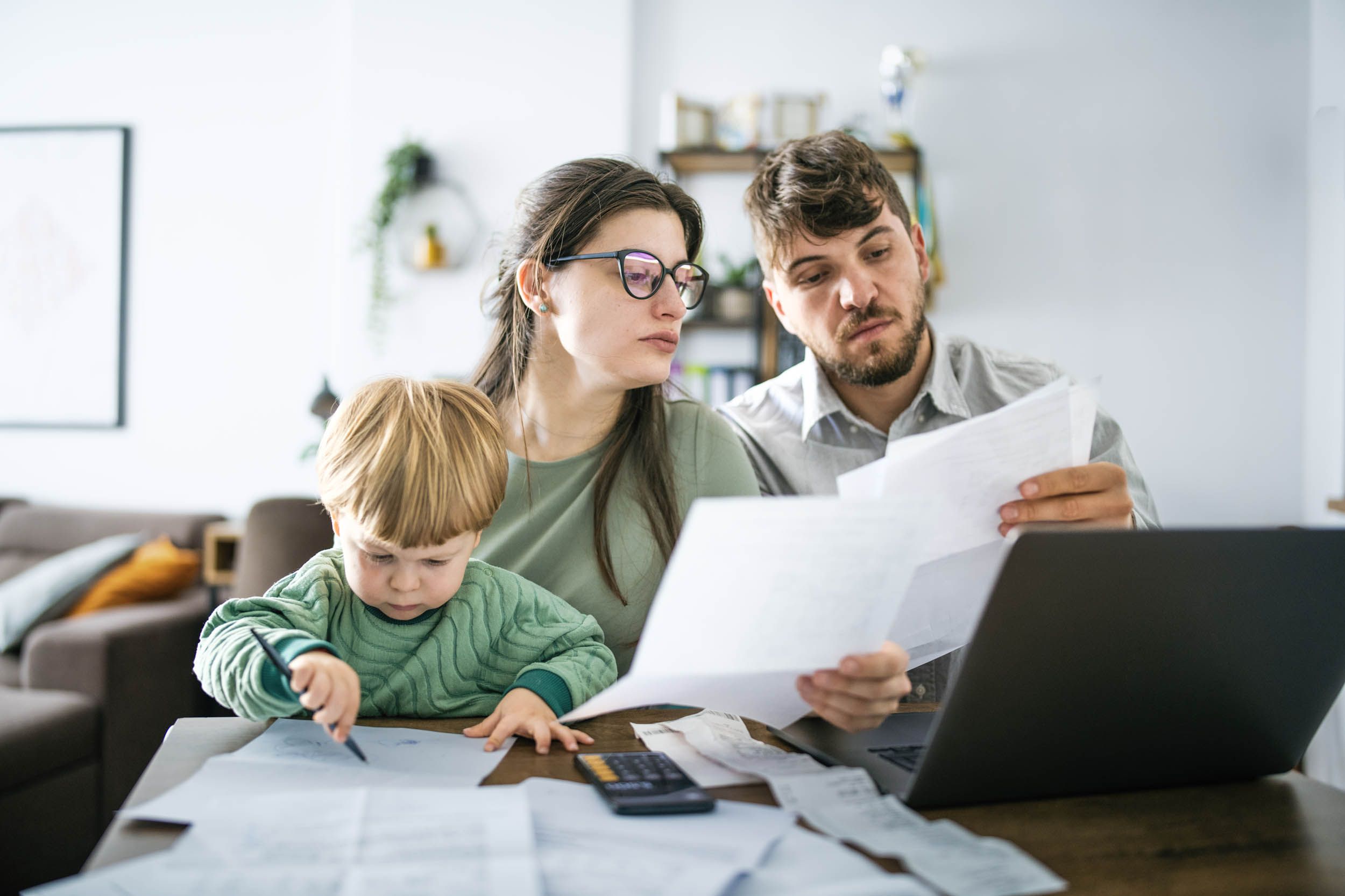Family financial planning, representing tax concierge advisory services