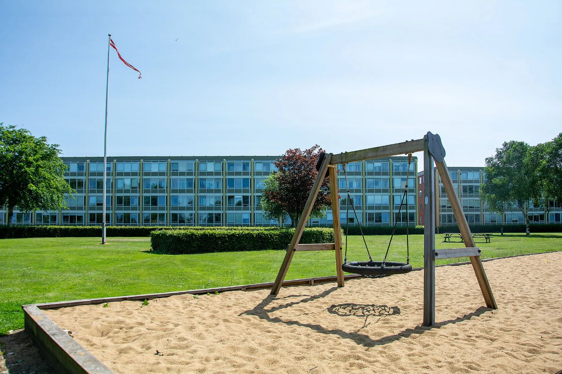 Sansegynge i det grønne område i Holmparken Herning