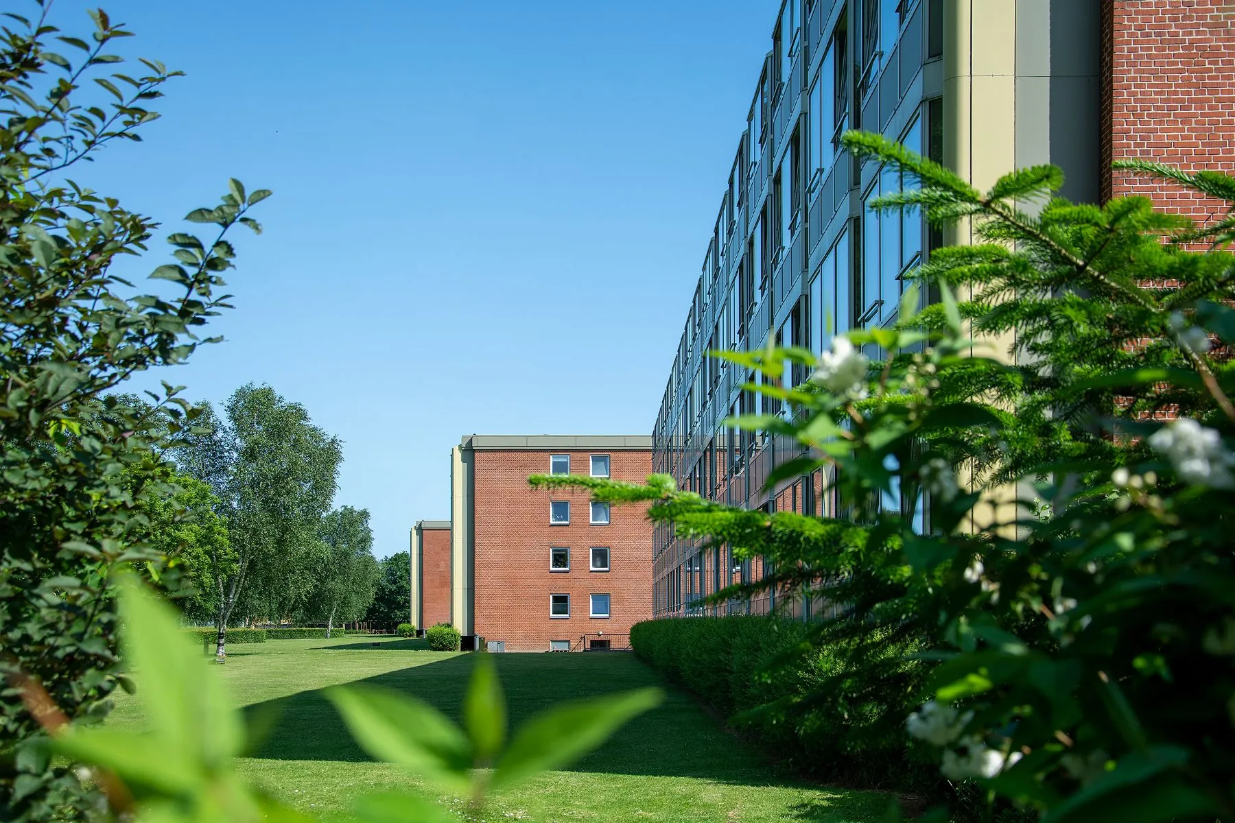Holmparken Herning på en solskinsdag