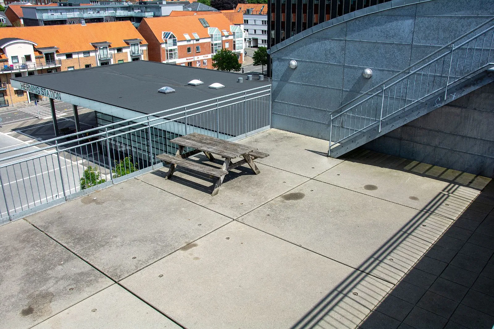 Tagterrassen på Banegårdspladsen Herning