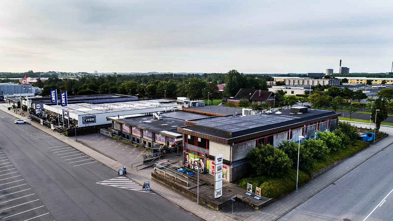 Facaden på ejendommen Absalonsvej i Herning