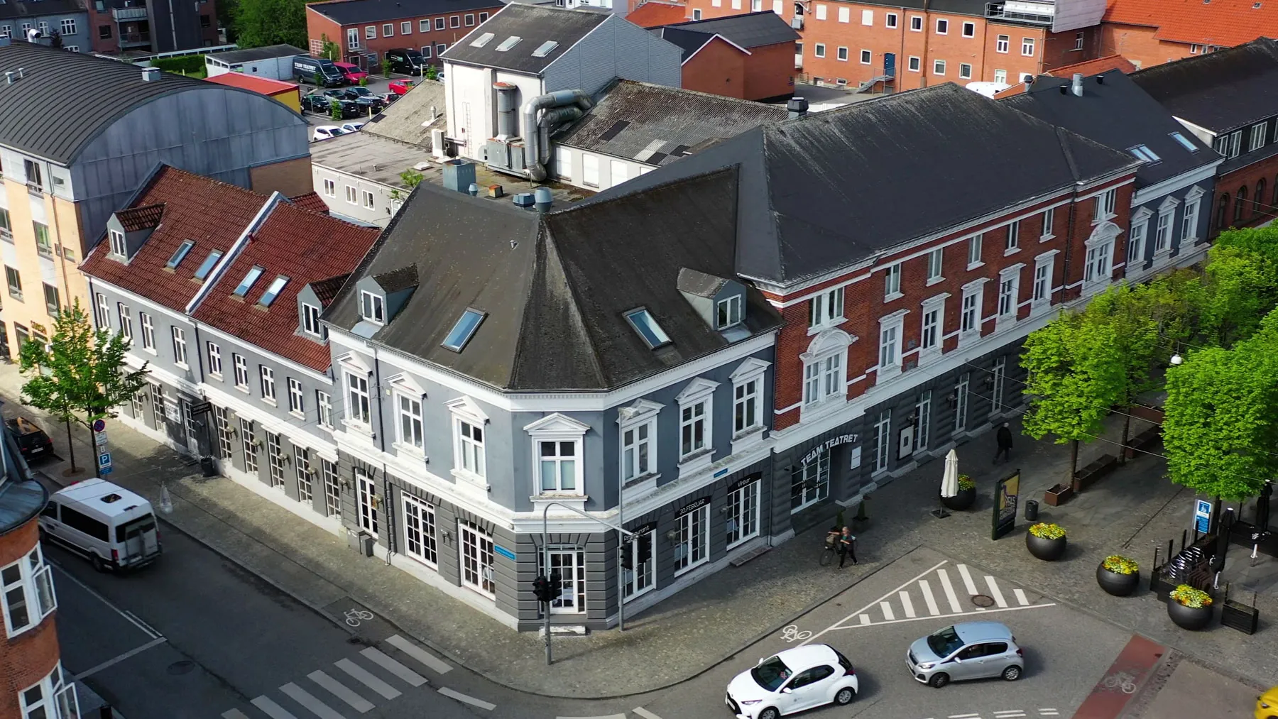 Ejendommen på hjørnet af Østergade og Fonnesbechsgade i Herning