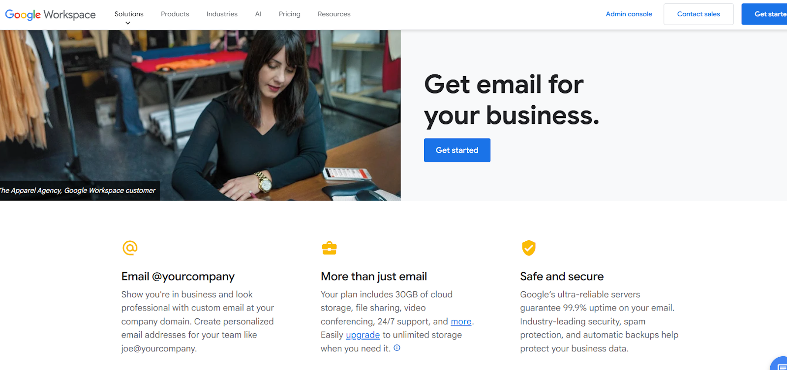 professional email domain