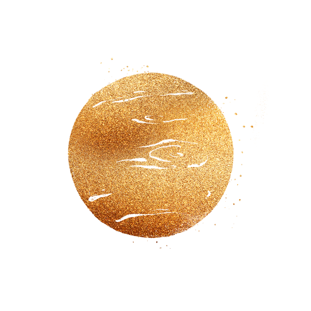 Planet Neptun Grafik Gold