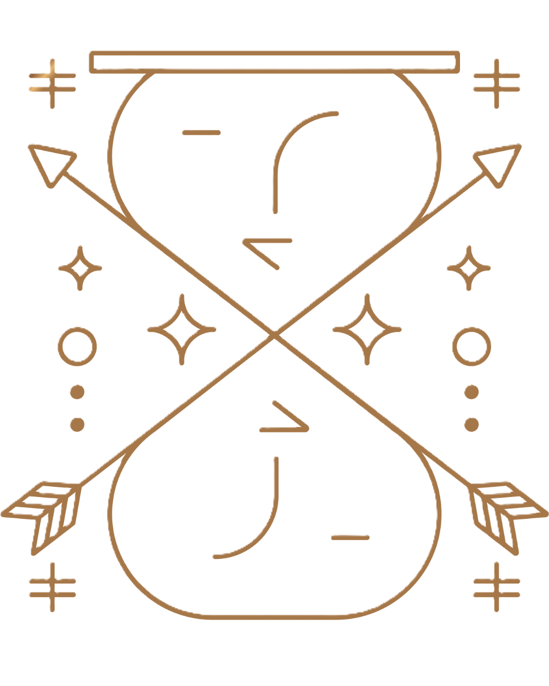 Goldenes Symbol Tierkreiszeichen Zwillinge Gemini