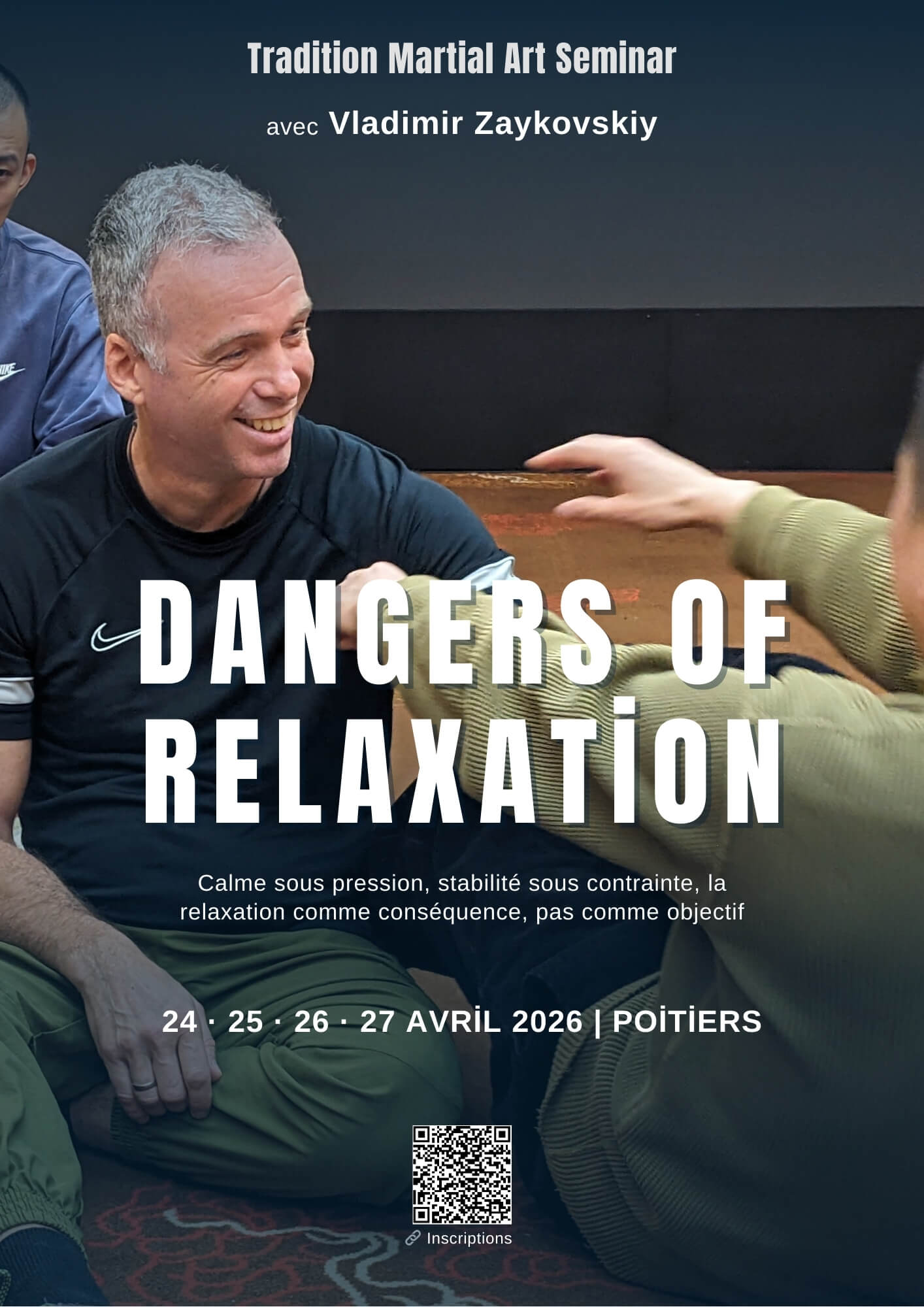 pratiquants de systema à Poitiers