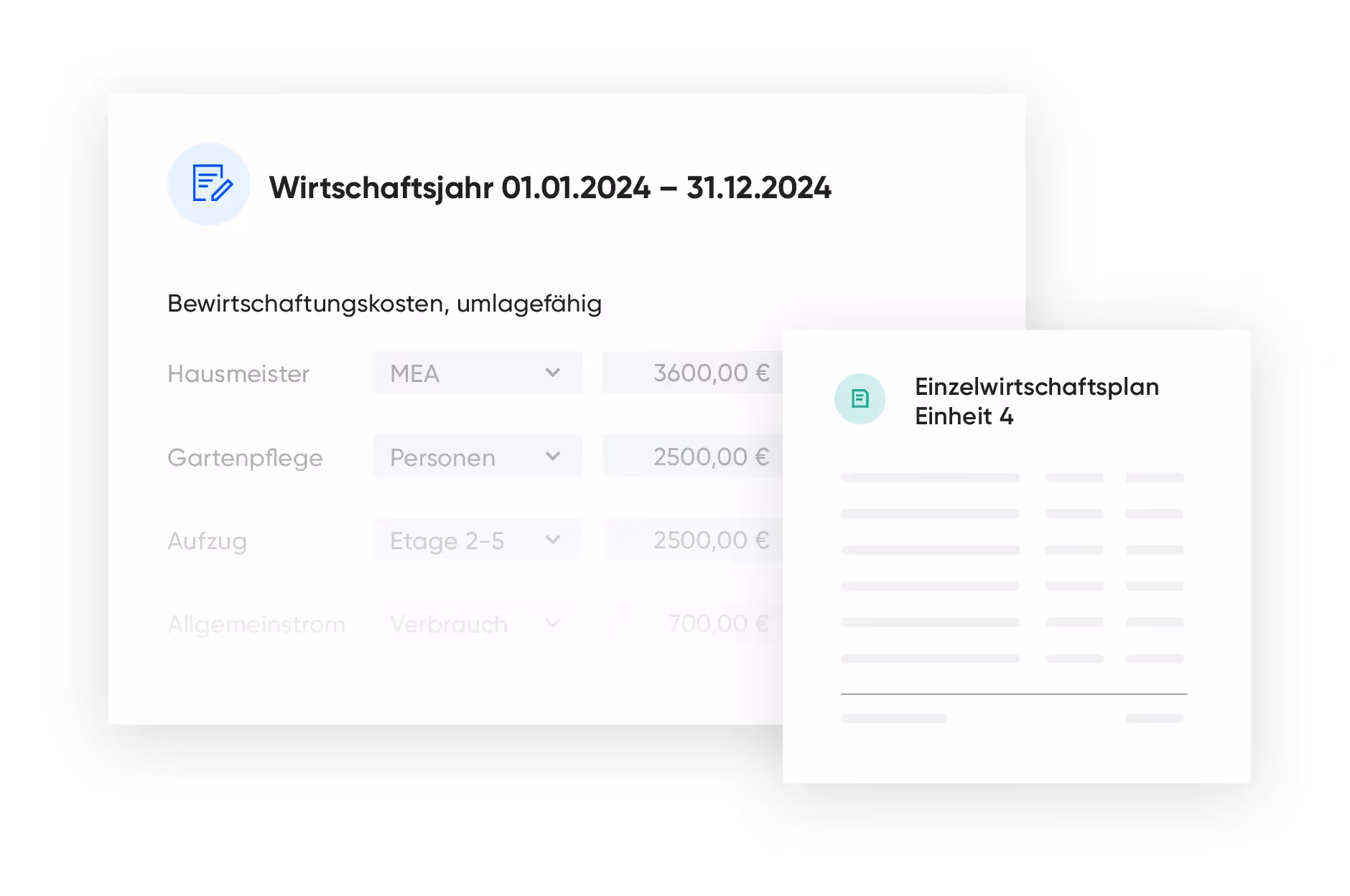 WEG wirtschaftsplan wirtschaftsjahr