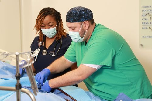 A team of nurses showing a certificate and enjoying their nursing careers.