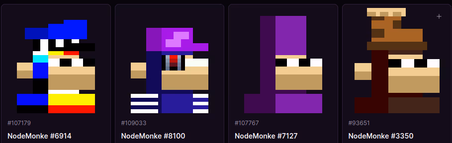 Nodemonke NFTs on Magic Eden