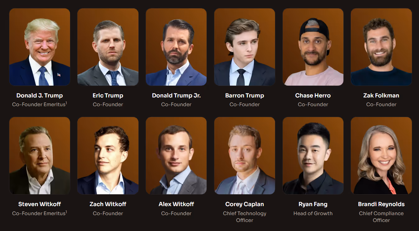 The team behind World Liberty Financial