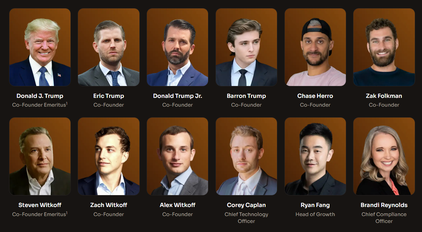 The team behind World Liberty Financial