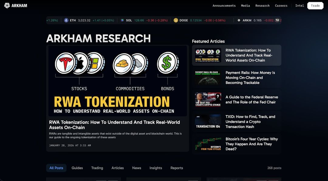 Arkham | Announcements