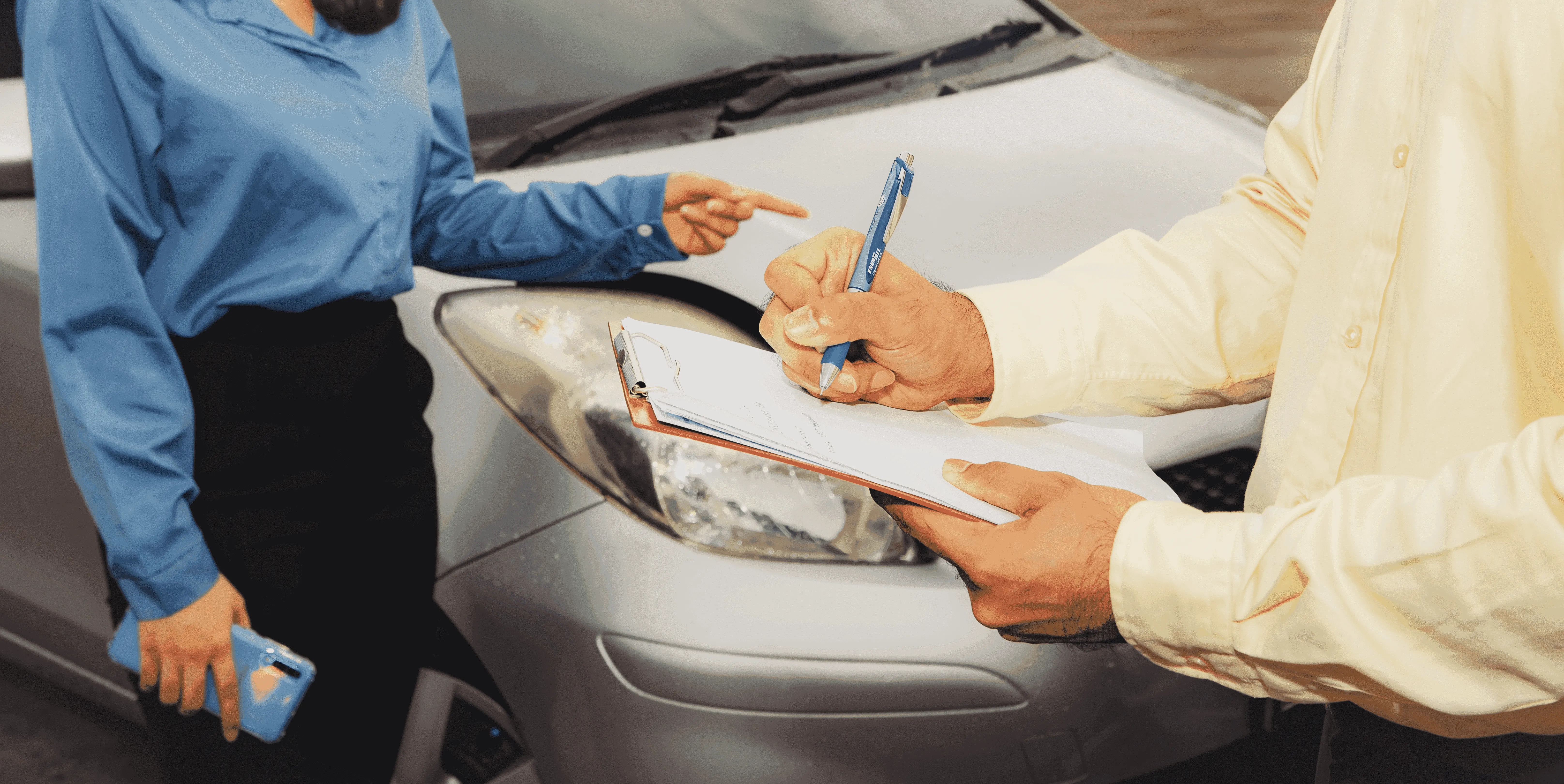 parte amistoso en accidente de tráfico