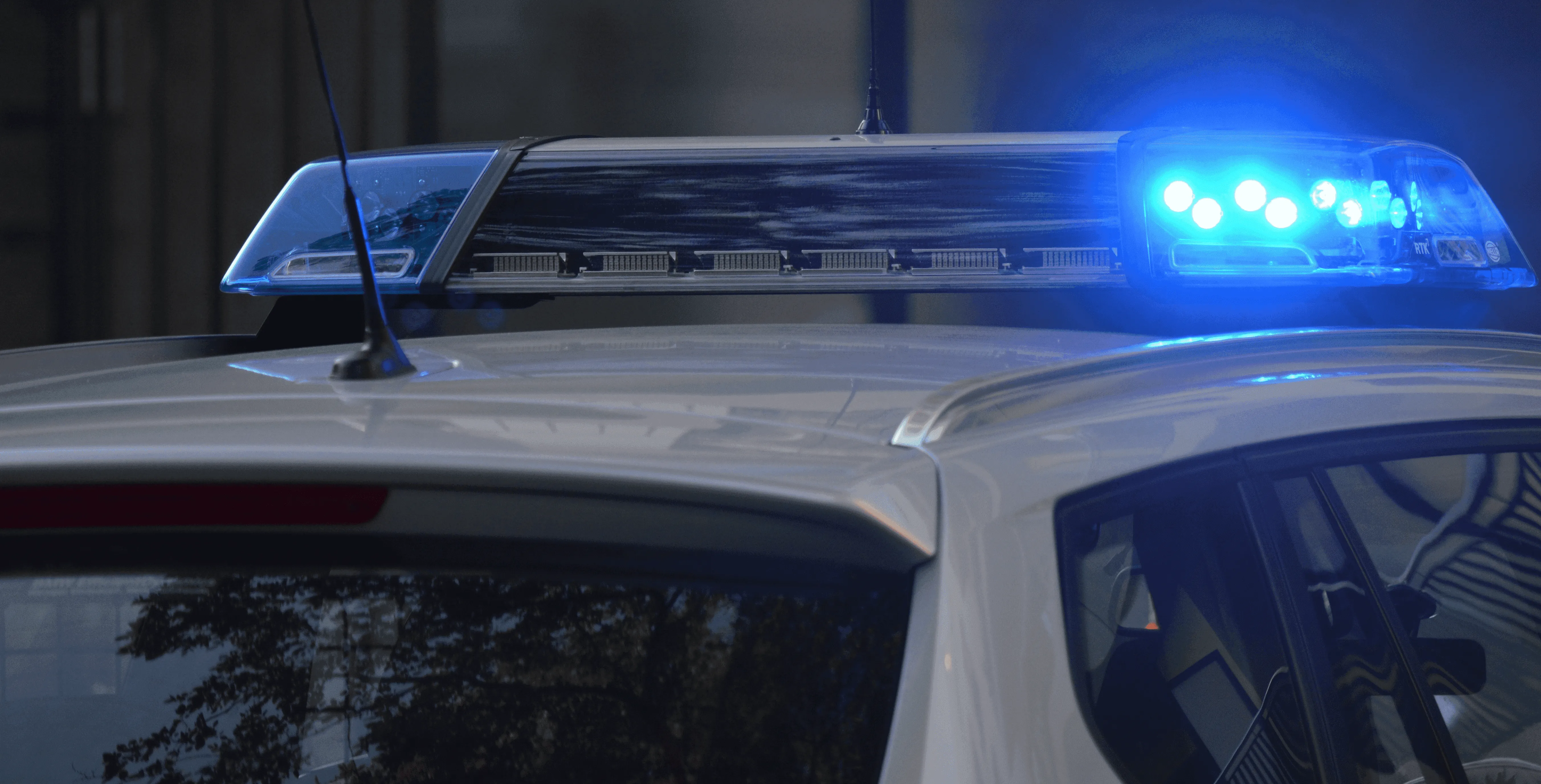 luces activas de la policia