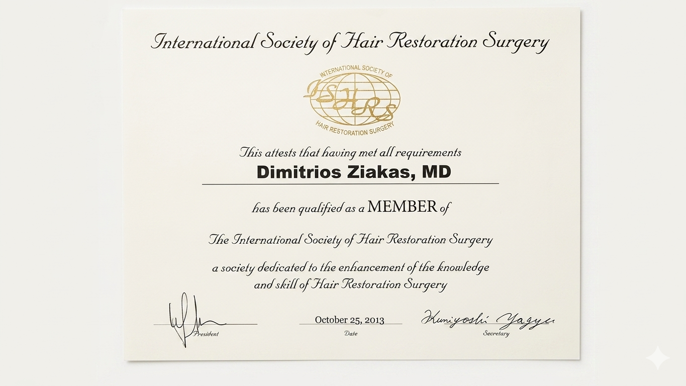 ISHRS Certificate