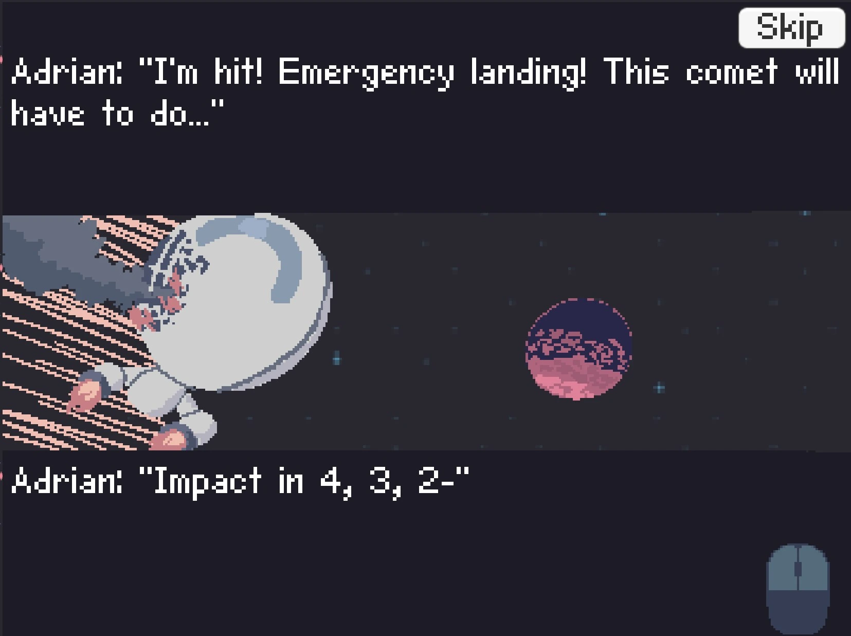 Final design for page 1 of the story.