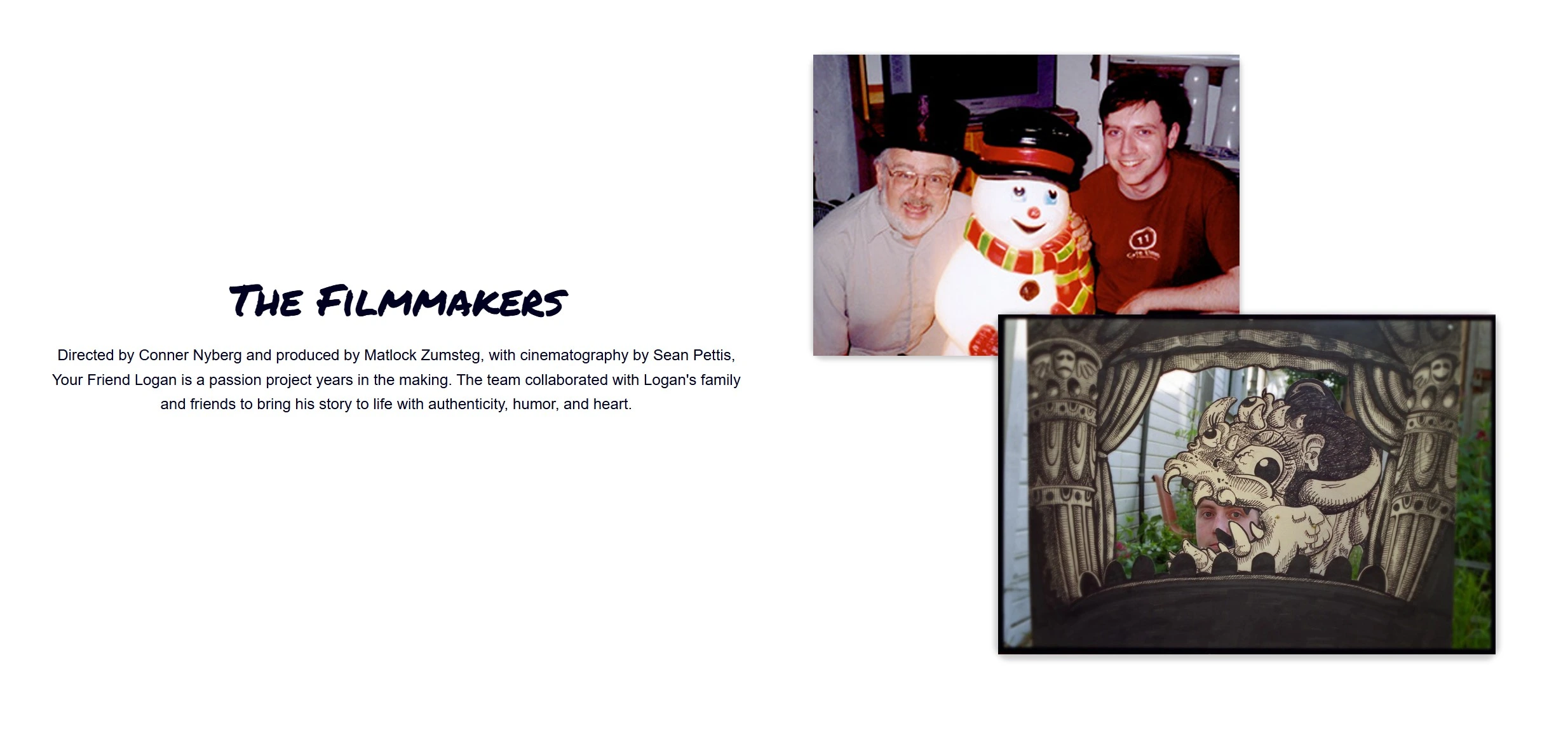 Your Friend Logan finished About block.