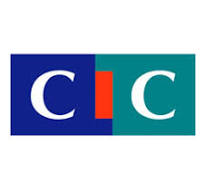 Logo with white letters 'C' on blue and teal backgrounds separated by a vertical orange rectangle.