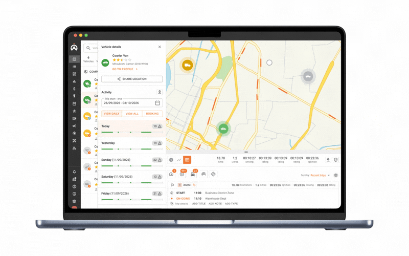 ระบบบริหารจัดการยานพาหนะ CARTRACK ติดตาม GPS Tracking
