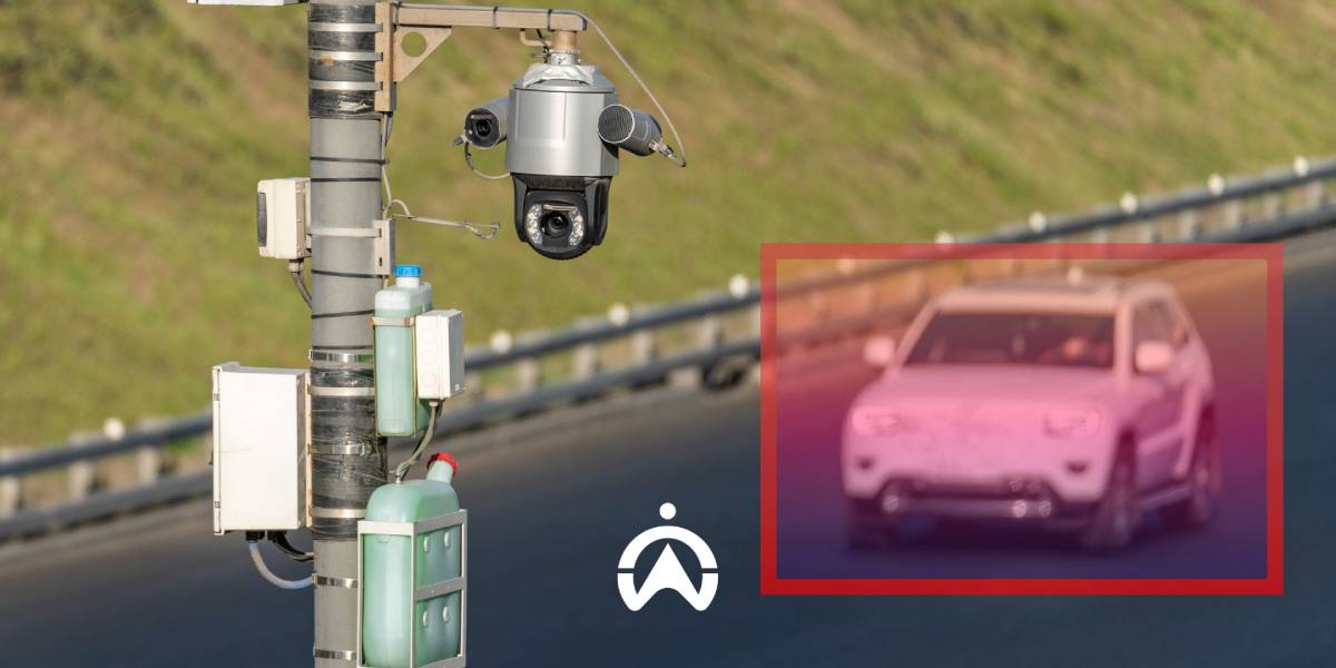 กล้อง AI ตรวจจับรถยนต์บนถนน