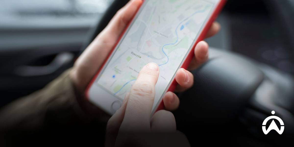 เจ้าของใช้ไอโฟนเปิดแมป ใช้ GPS