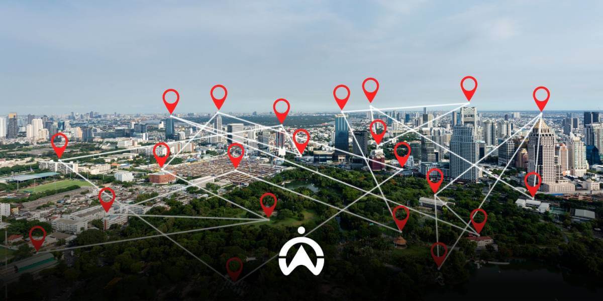Geofencing รั้วอิเล็กทรอนิกส์จำลองตามจุดต่าง ๆ ในเมือง