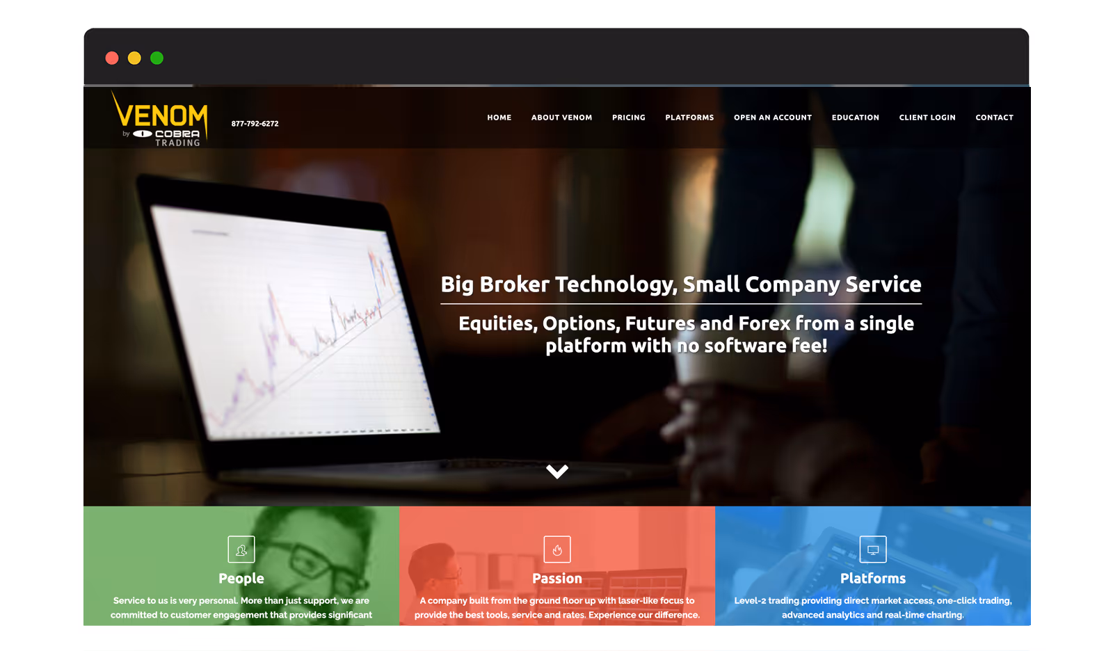 venom home page image