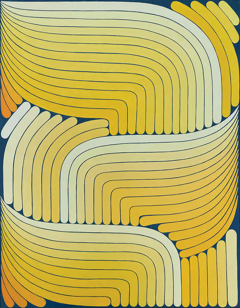 Silver Brush, 2021 • Acrylic on linen over panel • 28” x 22”