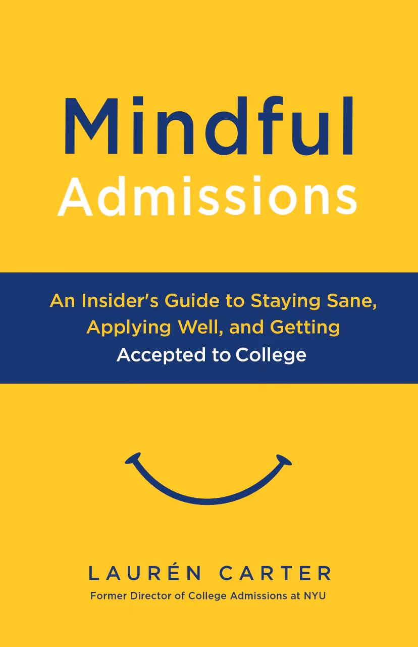 Cover art for "Mindful Admissions" written by Lauren Carter