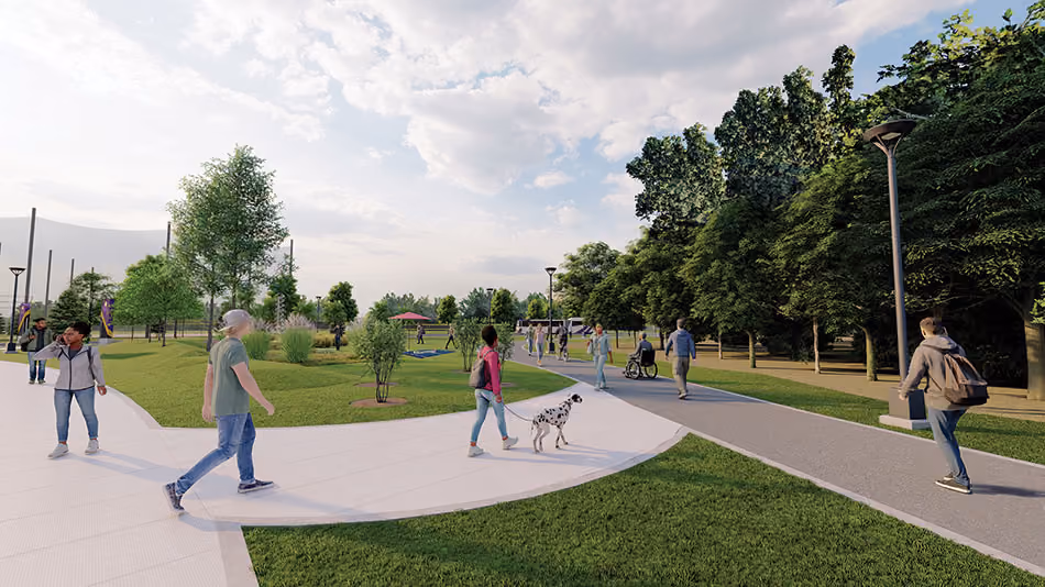 Fall 2022 Alumni Drive Transformation Underway