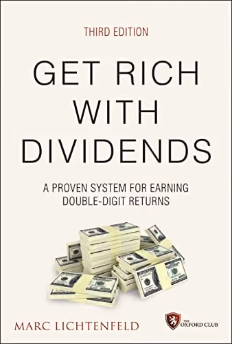 The cover of "Get Rich With Dividends" by Marc Lichtenfeld.