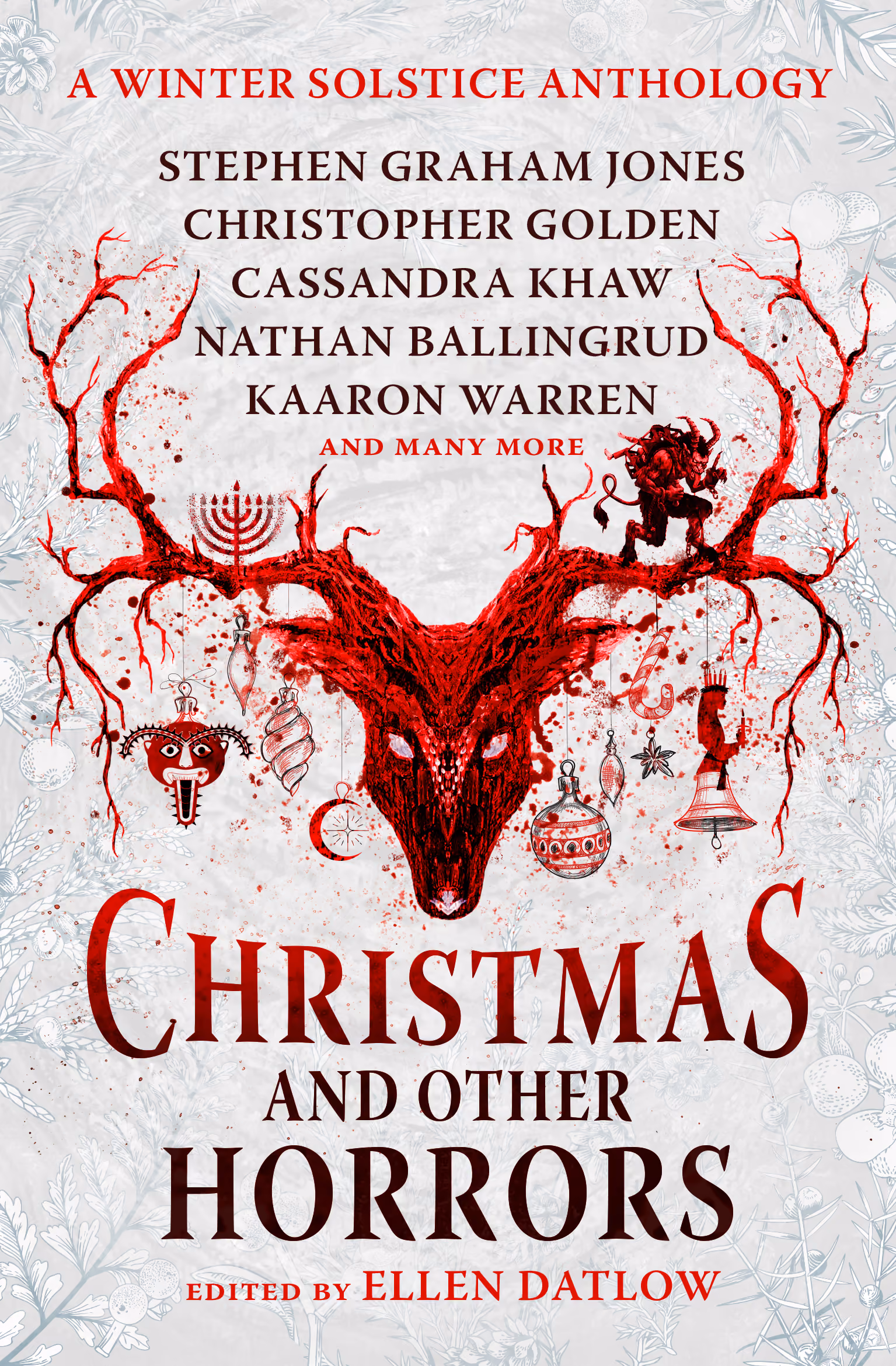 The cover of "Christmas and Other Horrors: A Winter Solstice Anthology."