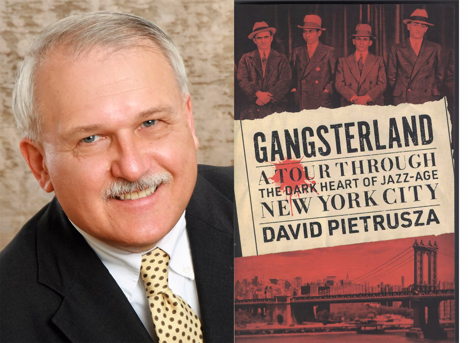Author photo and book cover image
