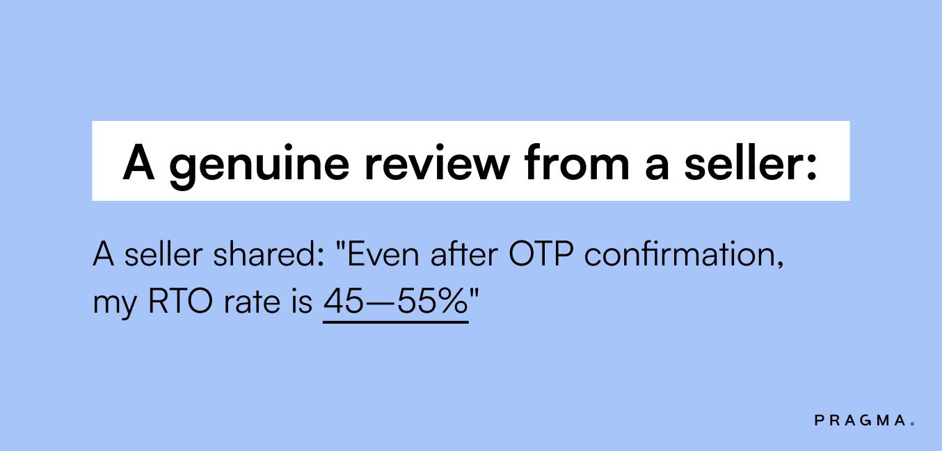 Even after OTP Confirmation